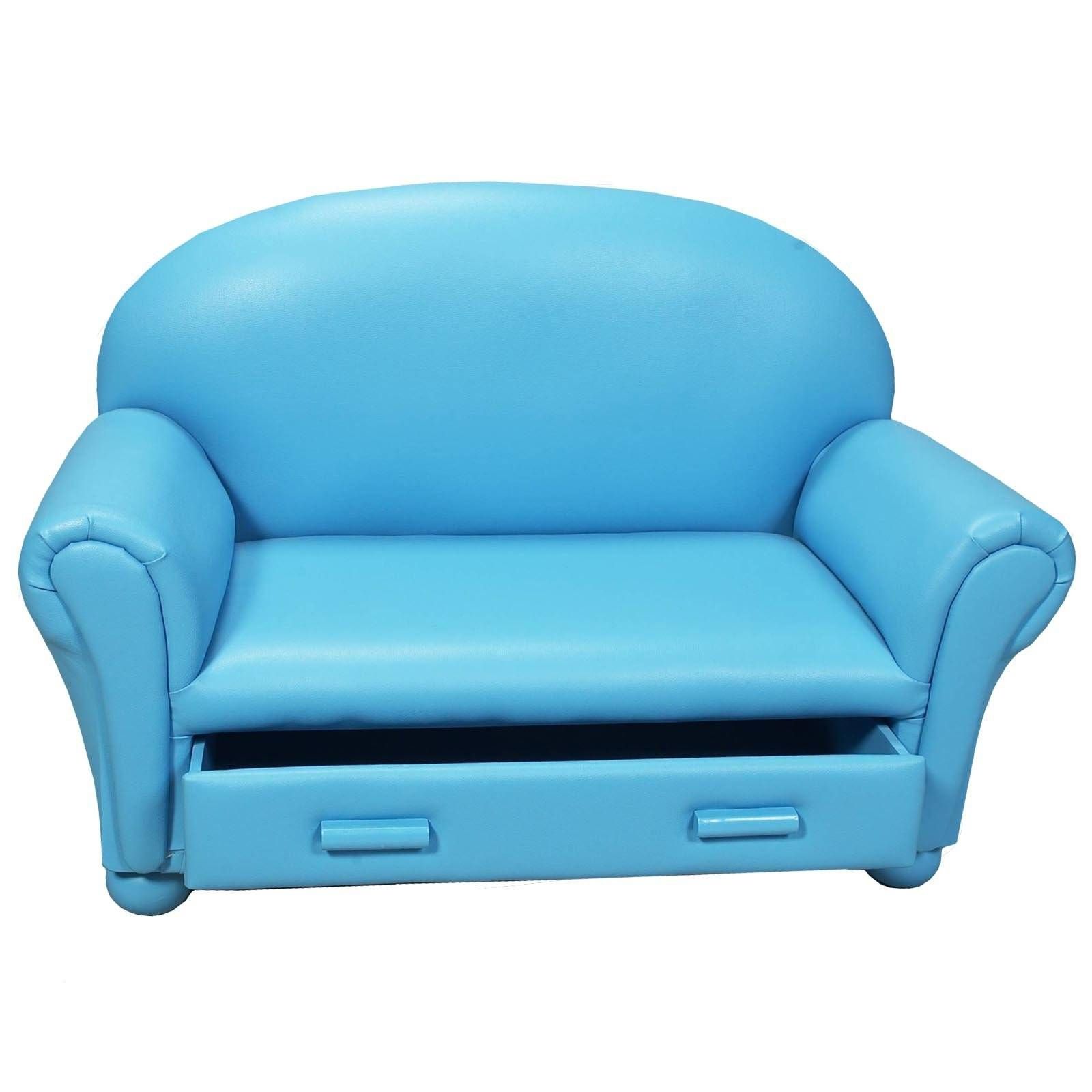 Childrens Sofa With Storage Drawer | Hayneedle In Childrens Sofa Chairs (View 12 of 15)