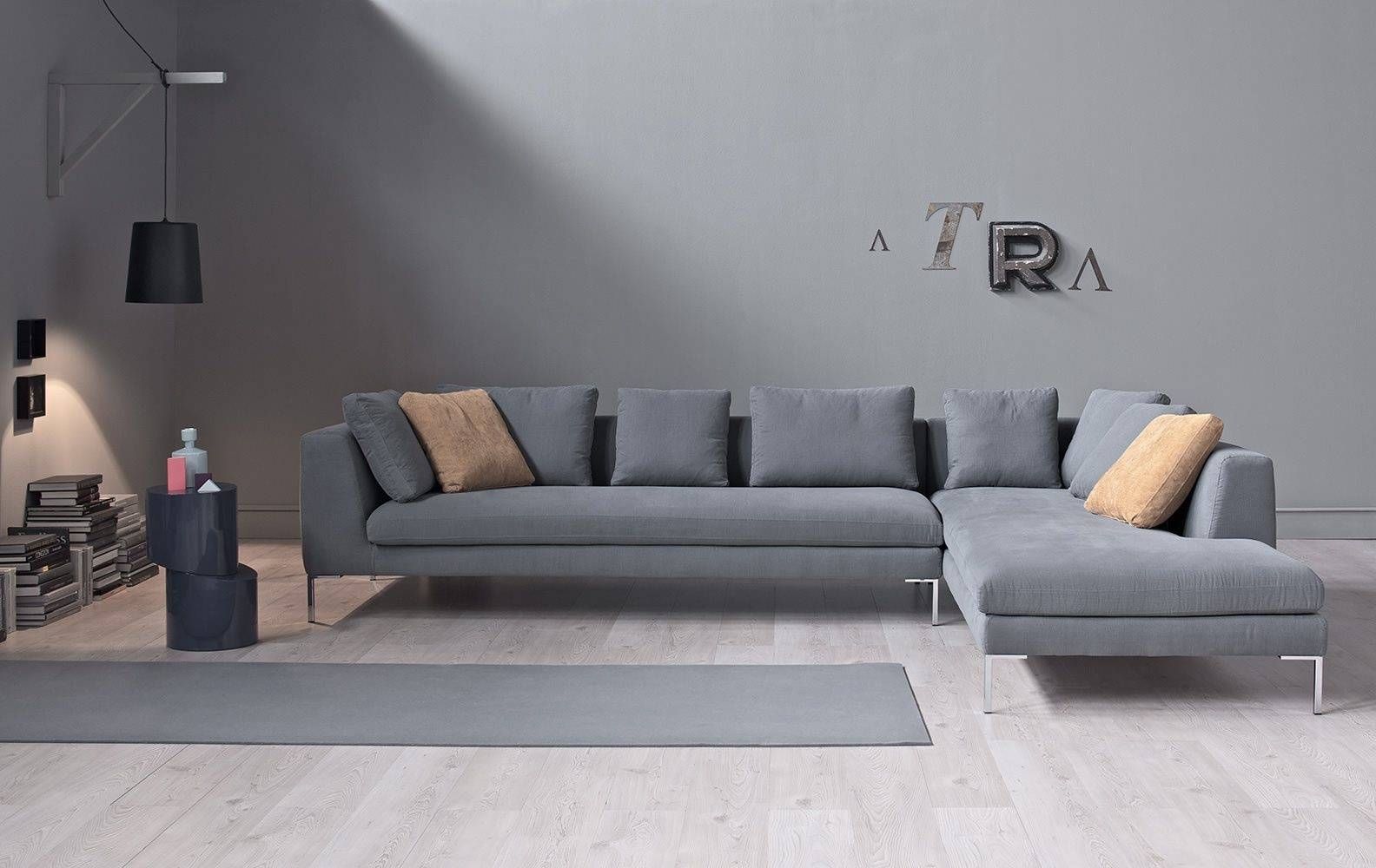 Corner Sofa In Fabric Collins, Alberta Salotti – Luxury Furniture Mr Intended For Collins Sofas (View 9 of 15)