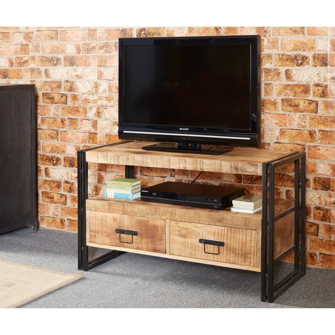 Featured Photo of 15 Photos Industrial Tv Cabinets