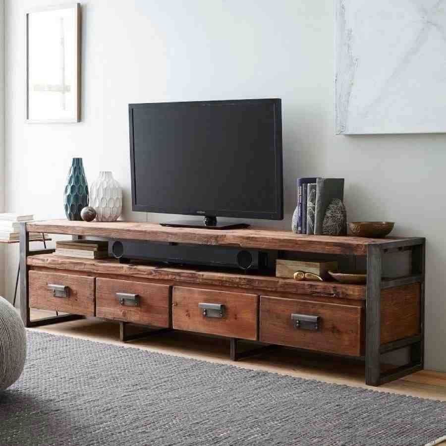 Country Loft Industrial Style Retro Solid Wood Tv Cabinet Audio In Country Style Tv Cabinets (Photo 1 of 15)