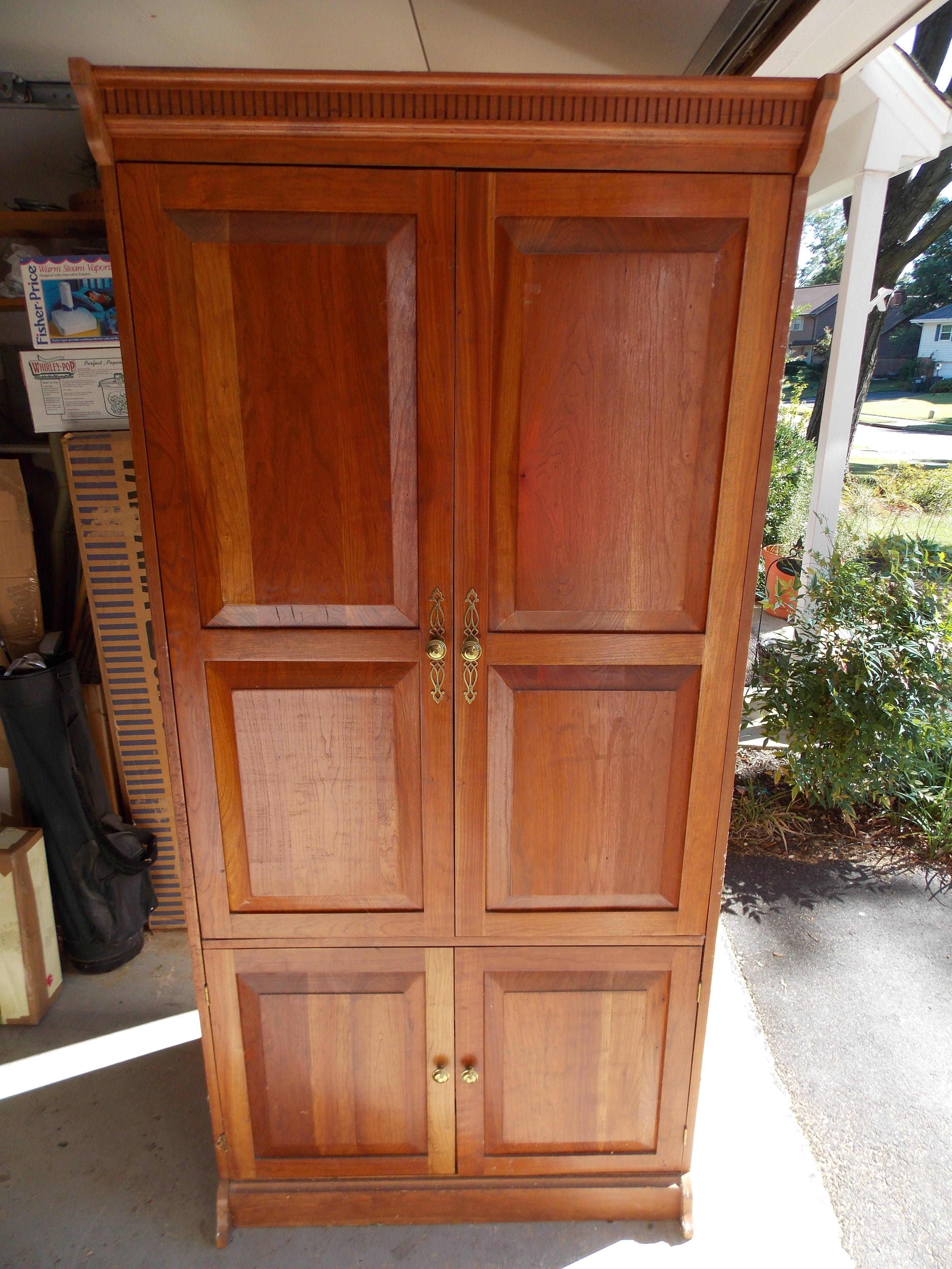Custom | 2 Blokes Construction, Llc Within Cherry Tv Armoire (View 7 of 15)