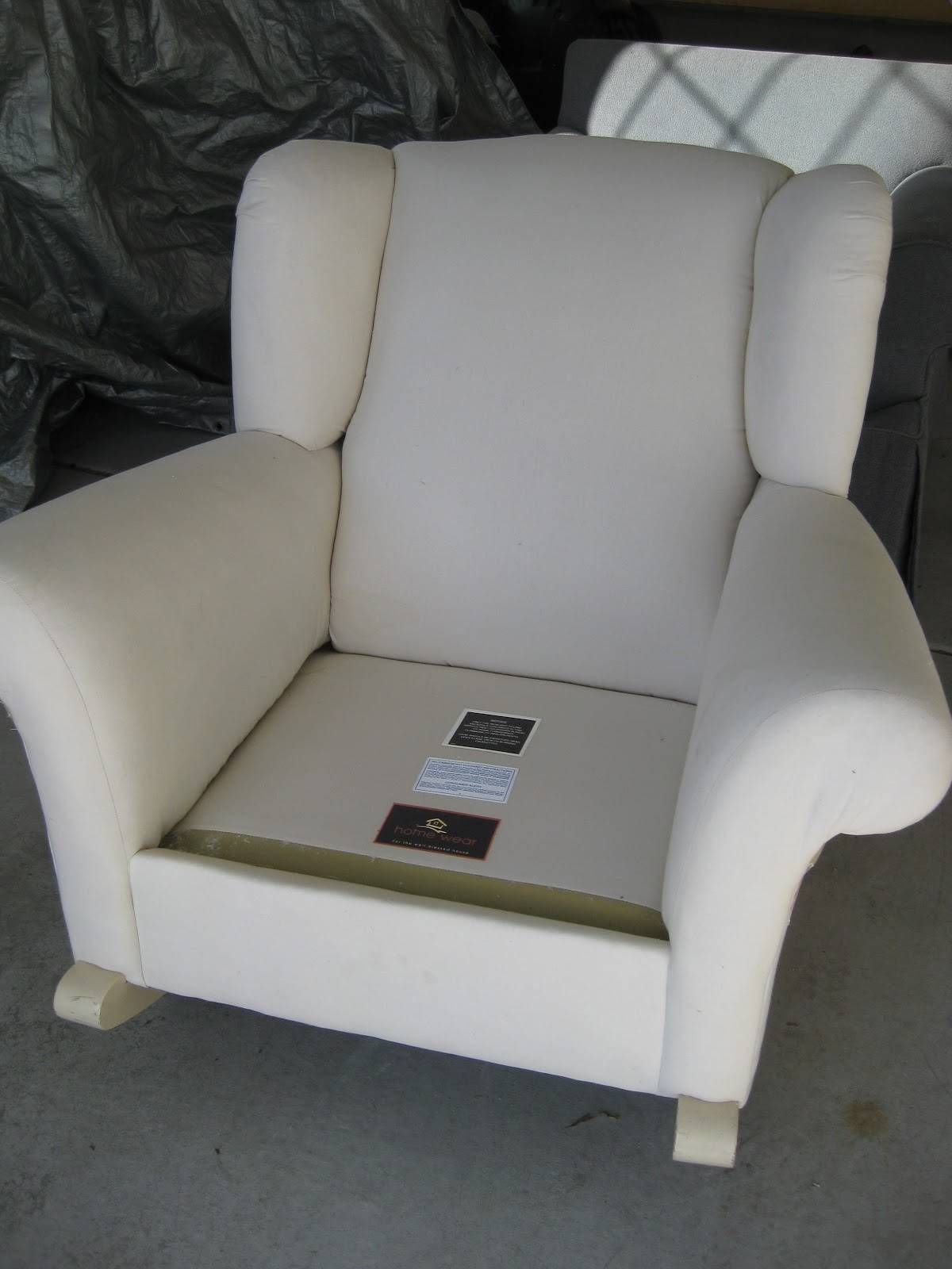 Custom Slipcoversshelley: Upholstered Rocking Chair (pottery Barn) Regarding Pottery Barn Chair Slipcovers (View 3 of 15)
