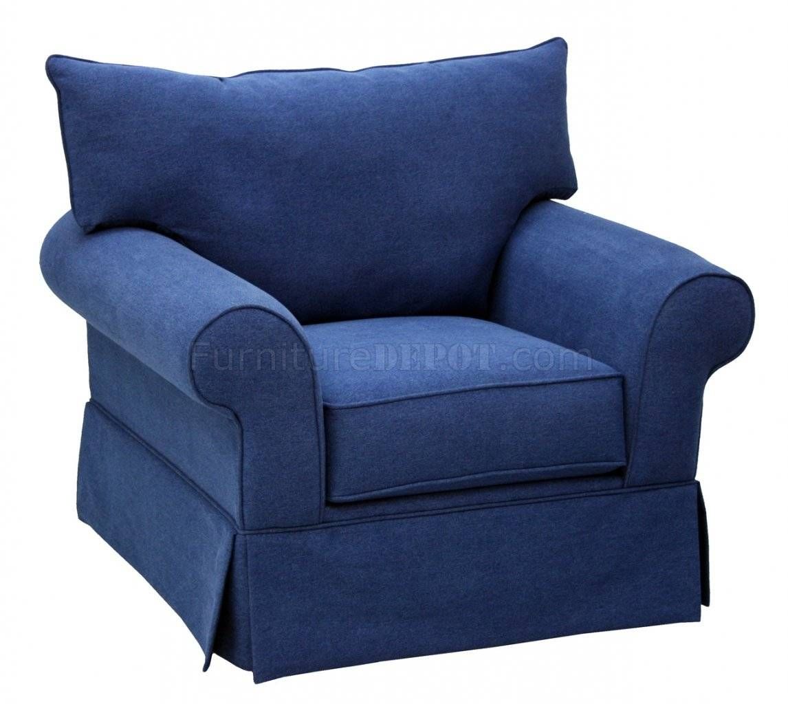 Denim Fabric Modern Sofa & Loveseat Set W/options Throughout Denim Loveseats (View 8 of 15)
