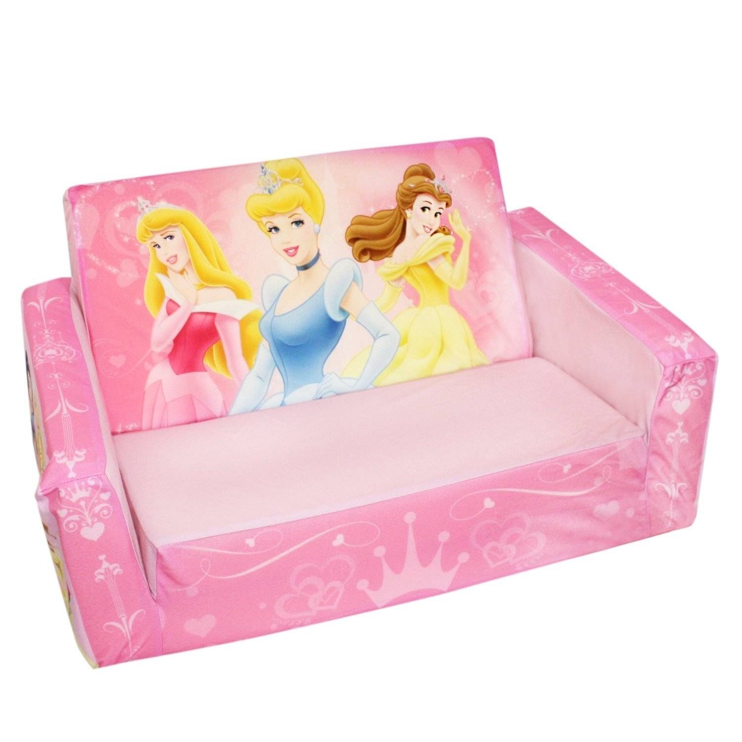 Disney Princess Toddler Couch Bed : Toddler Couch Bed, Charming Within Disney Princess Couches (Photo 3 of 15)