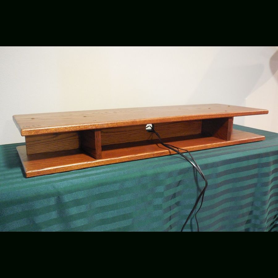 Flat Screen Oak Tv Riser For Sound Bar – The Oak Furniture Shop With Regard To Tv Riser Stand (View 11 of 15)