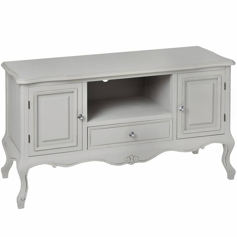 Fleur Shabby Chic Tv Cabinet | Shabby Chic Furniture Range With Regard To Shabby Chic Tv Cabinets (View 2 of 15)
