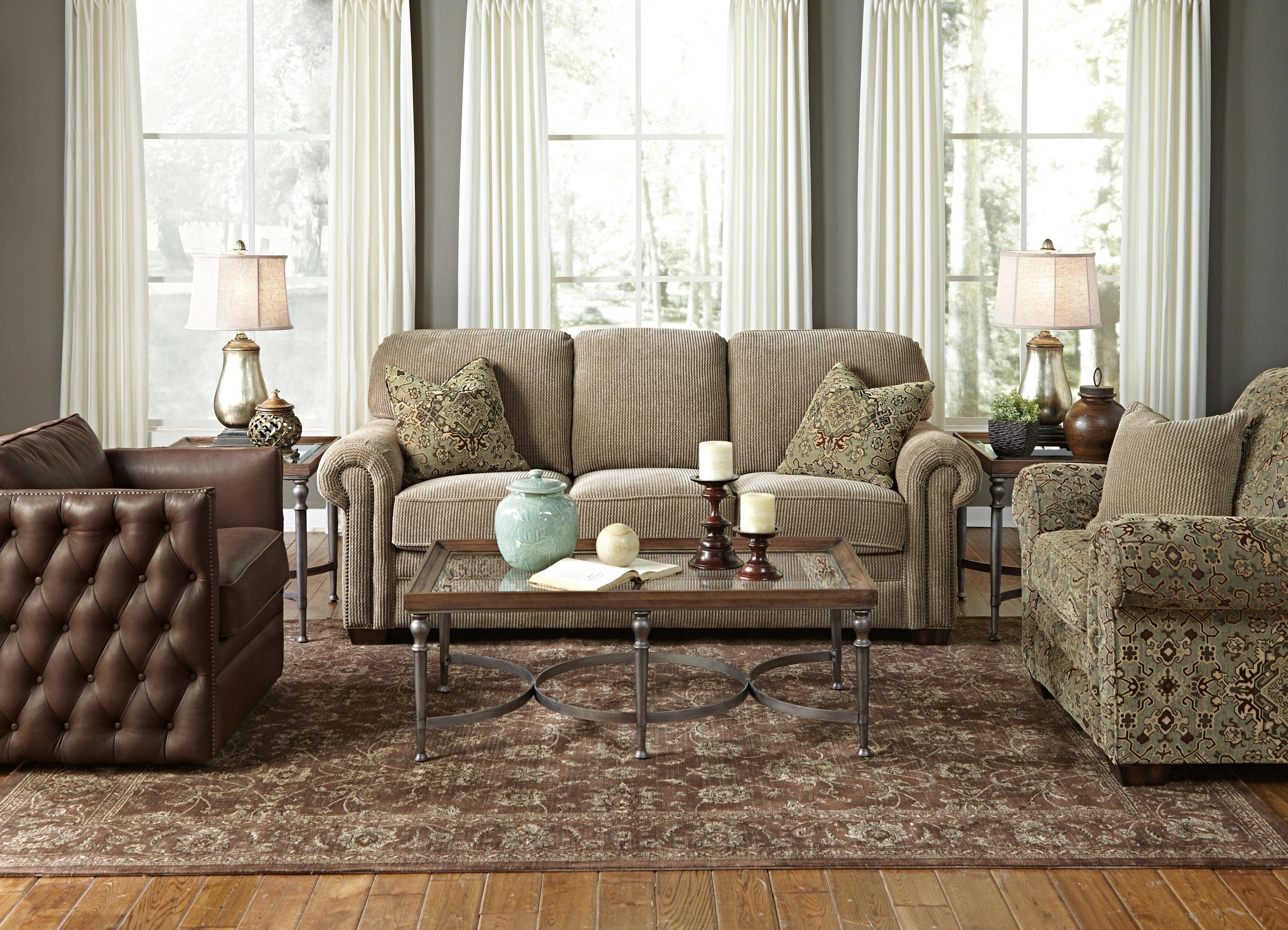 Flexsteel Harrison Upholstered Sofa – Wayside Furniture – Sofas Within Harrison Sofas (View 10 of 15)