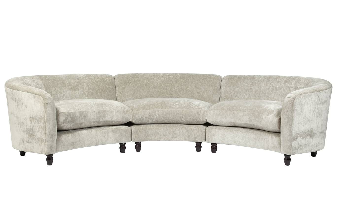 Furniture: Curved Sectional Sofa | Curved Couches Store | Curved Pertaining To Small Curved Sectional Sofas (Photo 14 of 15)