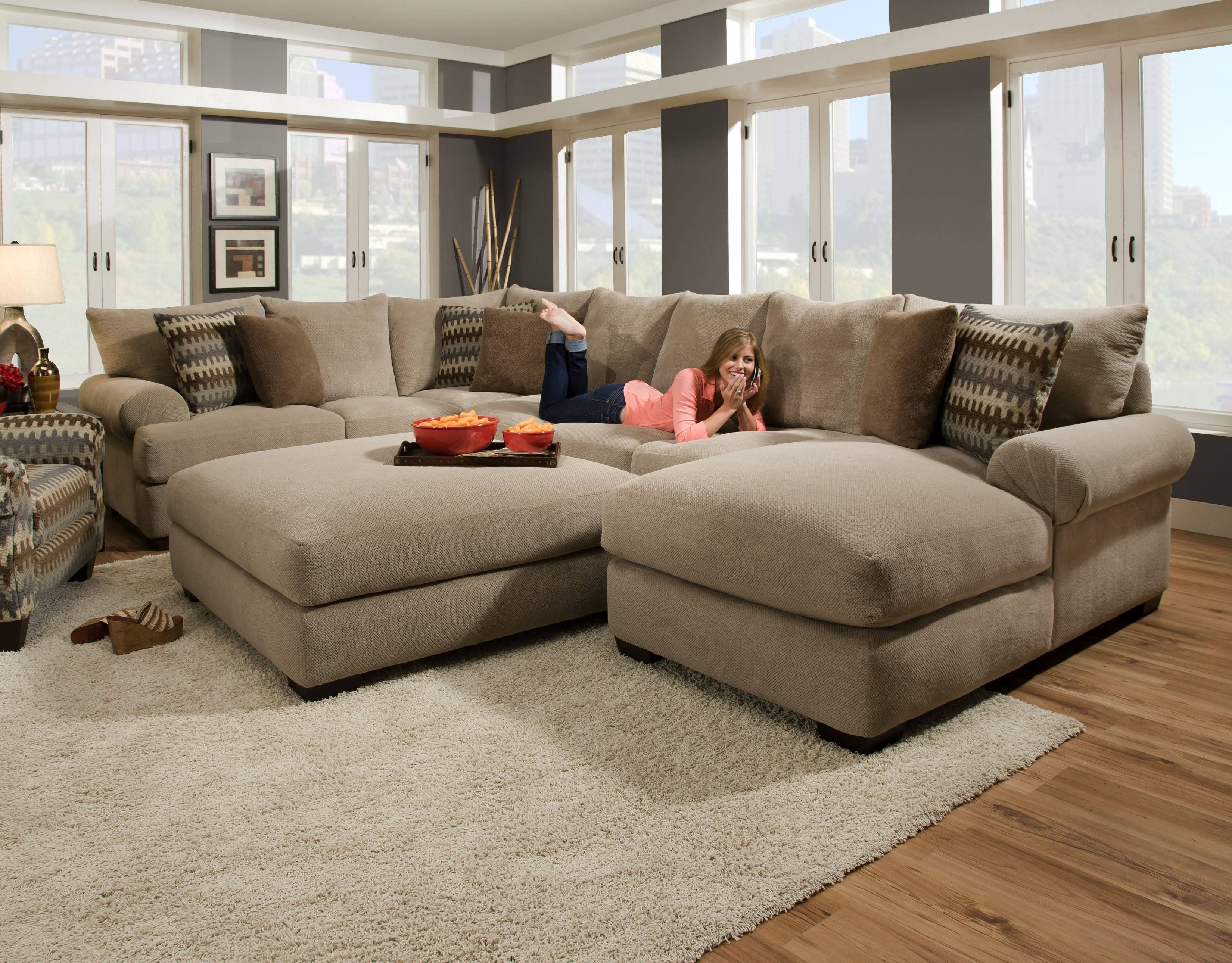 Furniture: Extra Large Sectional Sofa | Modular Sofa Sectional Intended For Giant Sofas (View 1 of 15)