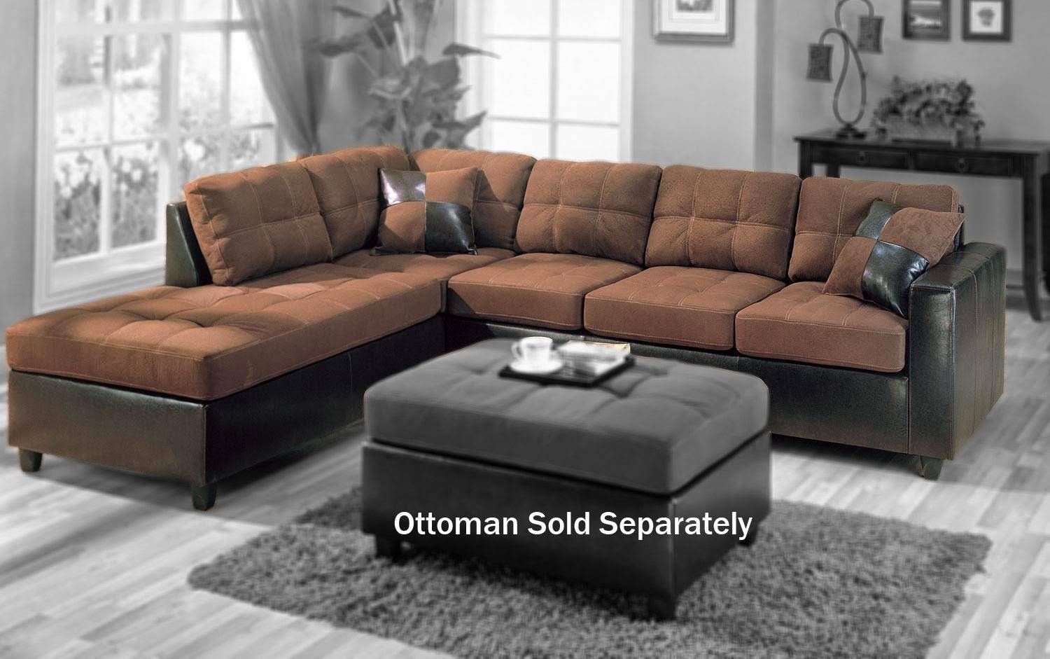 Furniture: Microsuede Sleeper Sofa With Brown Microfiber Couch For Microsuede Sleeper Sofas (View 8 of 15)