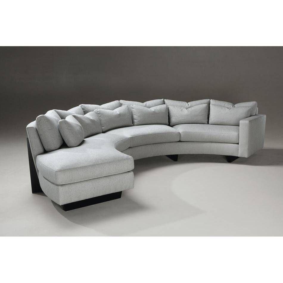 Furniture: Using Curved Sectional Sofa For An Exciting Living Room Pertaining To Small Grey Sofas (View 15 of 15)
