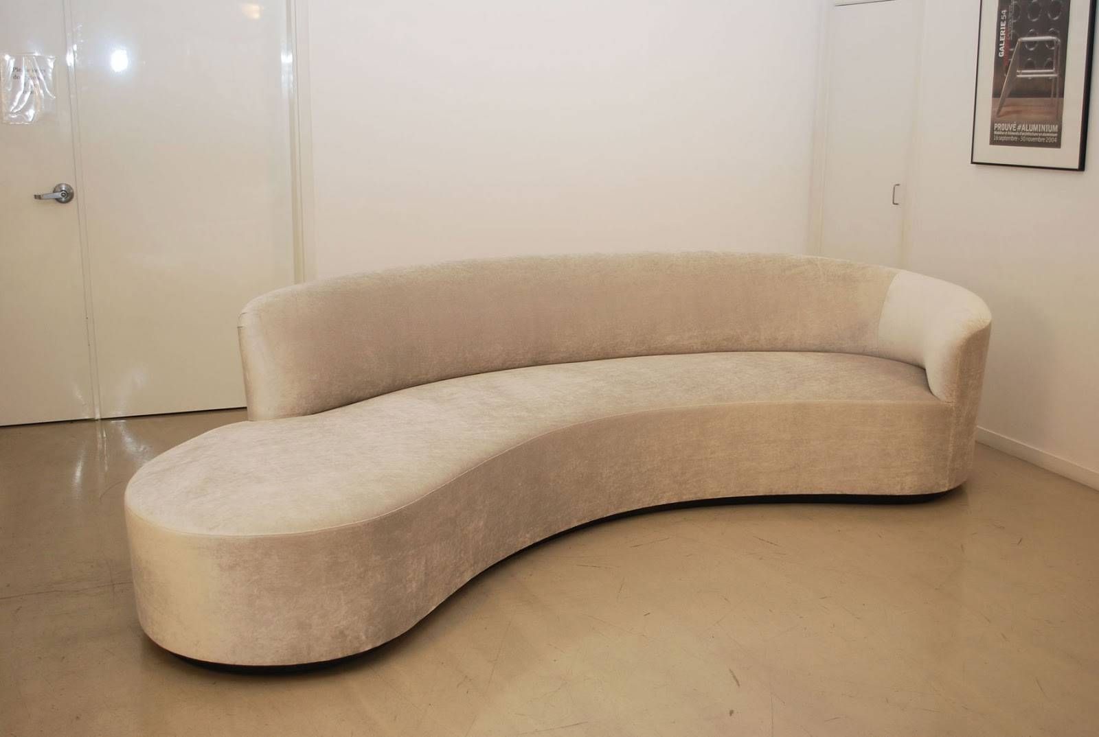 Furniture: Using Curved Sectional Sofa For An Exciting Living Room Throughout Semi Sofas (View 1 of 15)