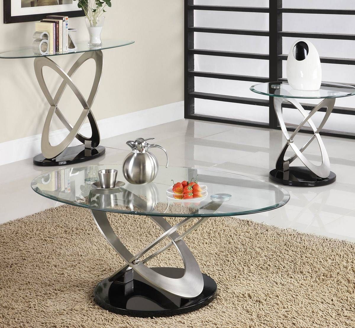 Glass Sofa Table For A Great Living Room Decor Ideas – Theydesign With Chrome Sofa Tables (View 15 of 15)