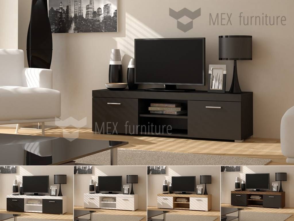 High Gloss Tv Cabinets, Unit – Mex Furniture Inside Led Tv Cabinets (View 9 of 15)