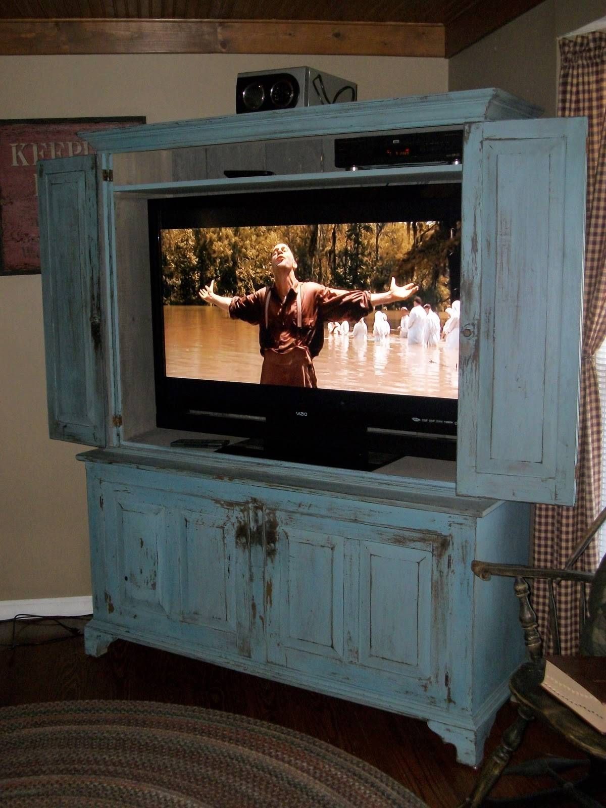 15 Inspirations Enclosed Tv Cabinets for Flat Screens with ...