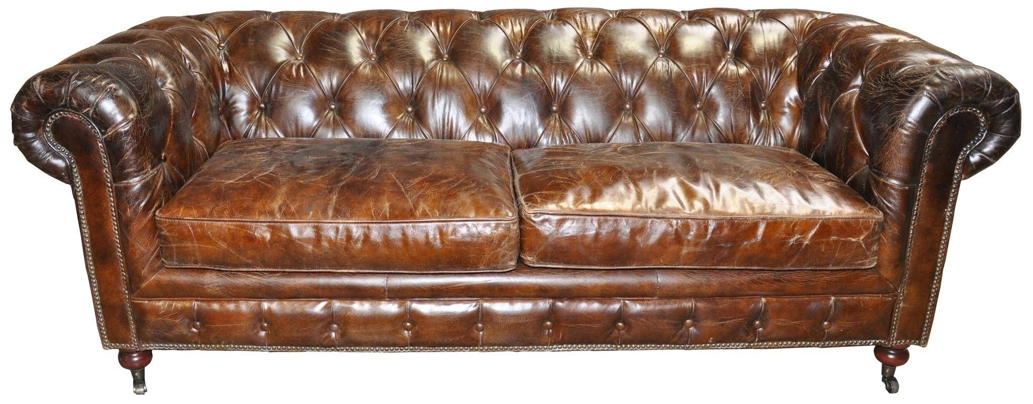 Featured Photo of The 15 Best Collection of Brown Leather Tufted Sofas