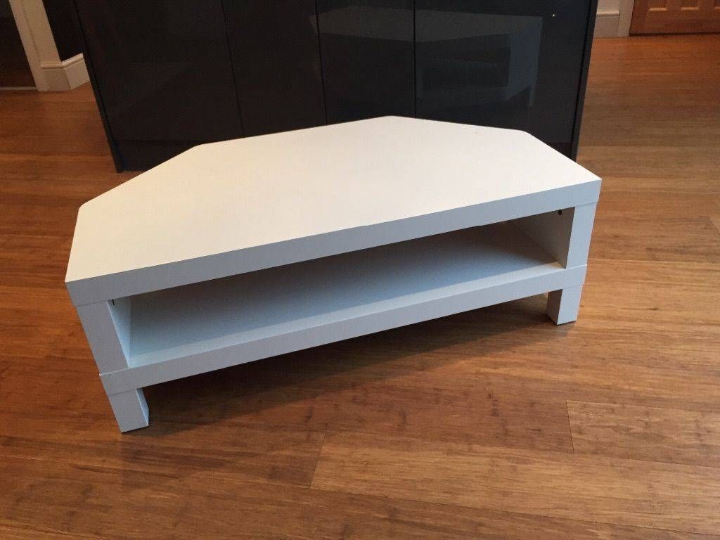 Ikea Lack Corner Tv Unit In White | In Rhiwbina, Cardiff | Gumtree With White Corner Tv Cabinets (View 3 of 15)