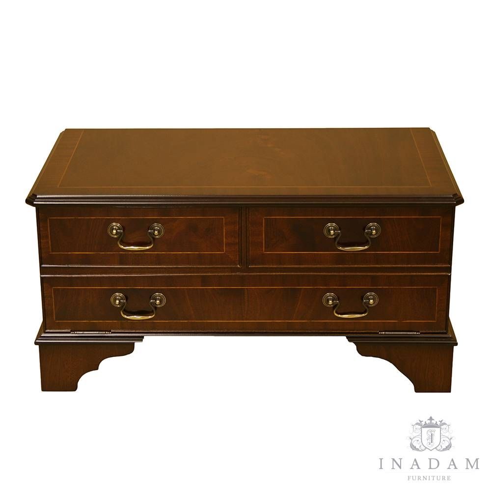 Inadam Furniture – Chest Front Tv Stand – In Mahogany/yew/oak In Mahogany Tv Stands (Photo 6 of 15)