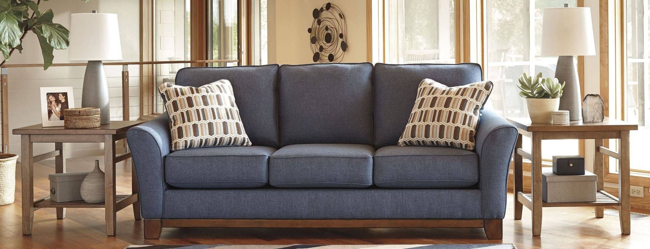 Janley Denim Sofa For Denim Sofas And Loveseats (View 13 of 15)