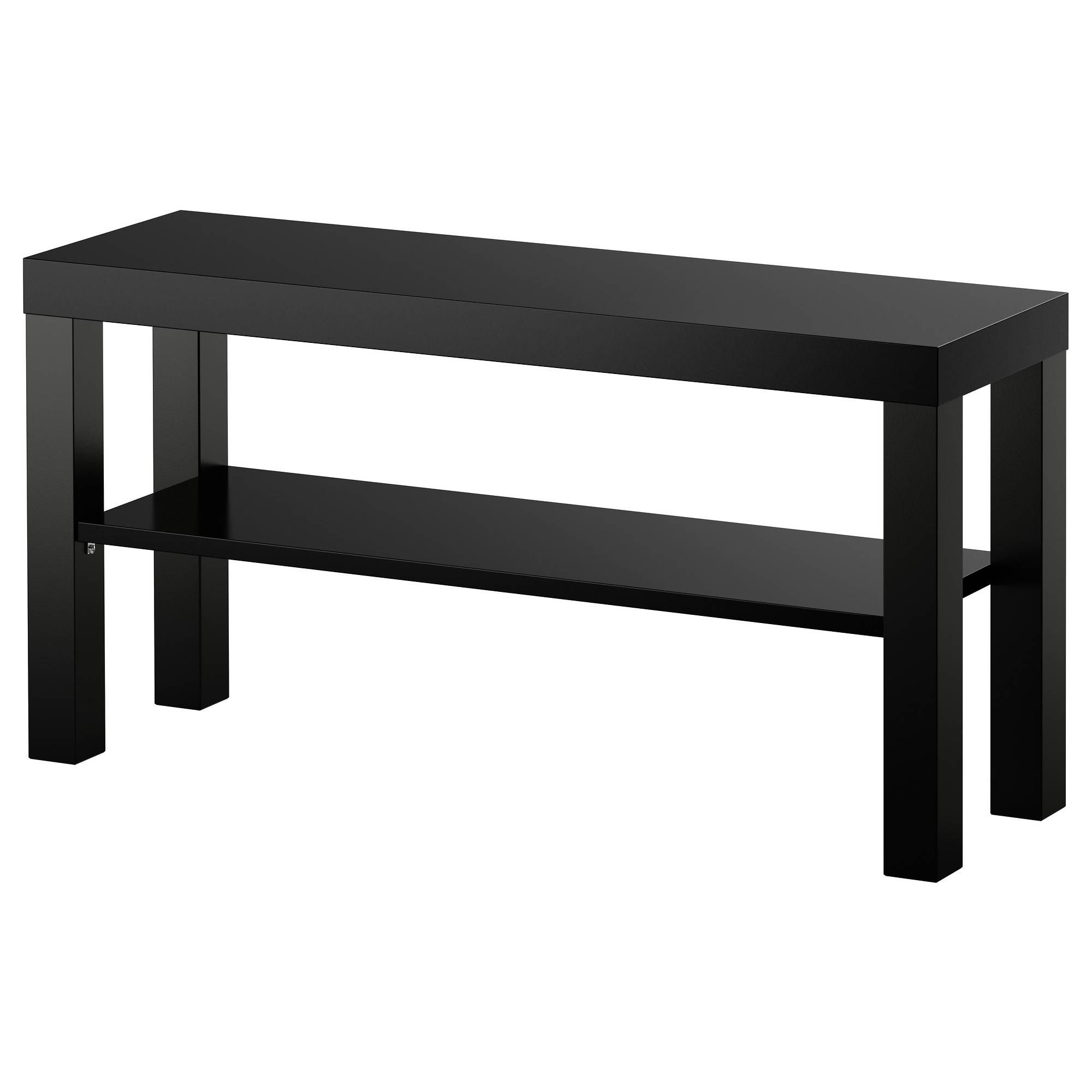 Lack Tv Bench Black 90x26 Cm – Ikea Intended For Tv Table (View 4 of 15)