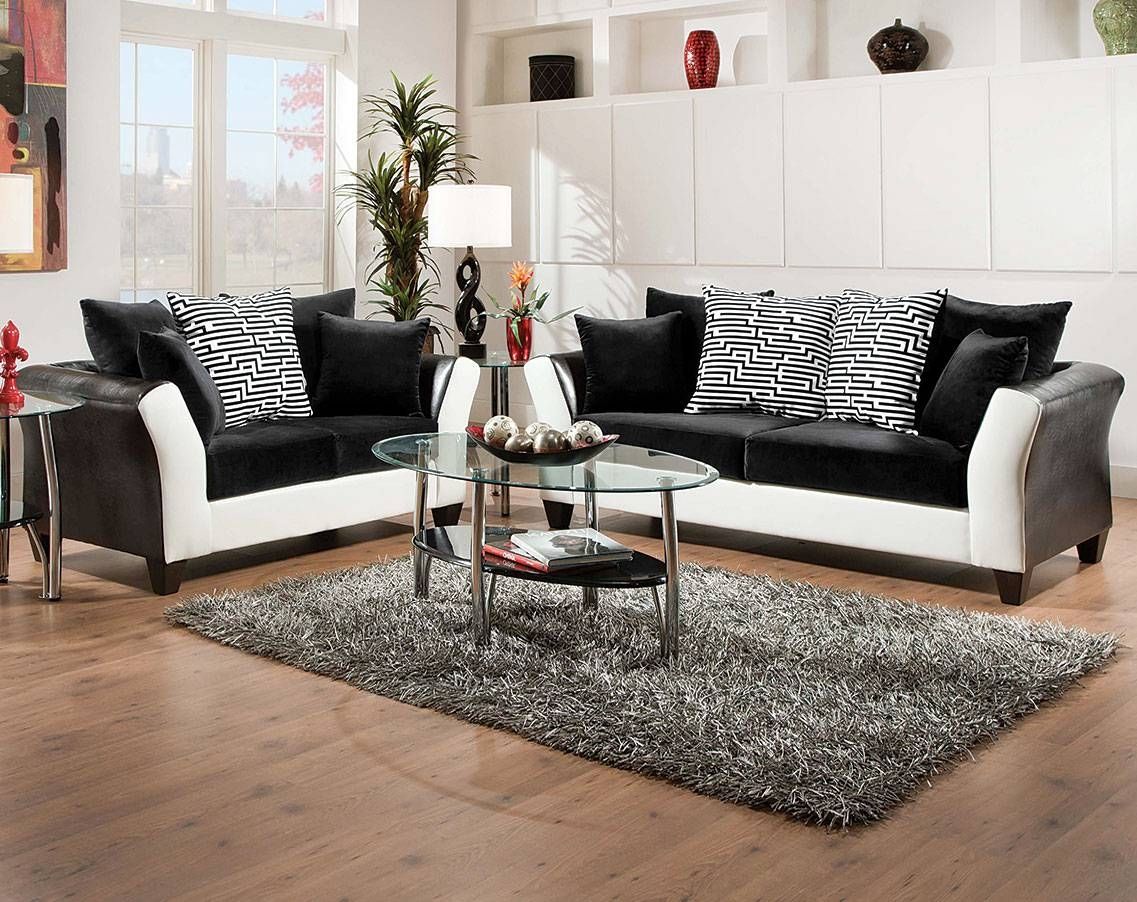 Learn All About Black And White Sofa Set – Chinese Furniture Shop In Black And White Sofas And Loveseats (Photo 1 of 15)
