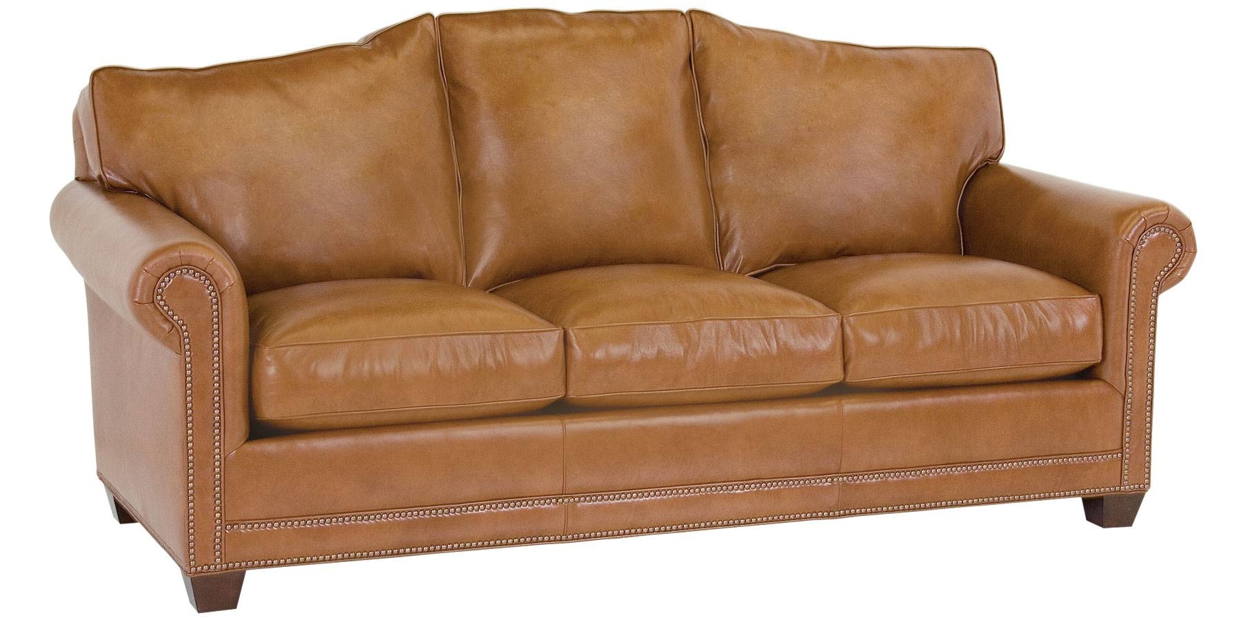 Featured Photo of 2024 Best of Camelback Leather Sofas