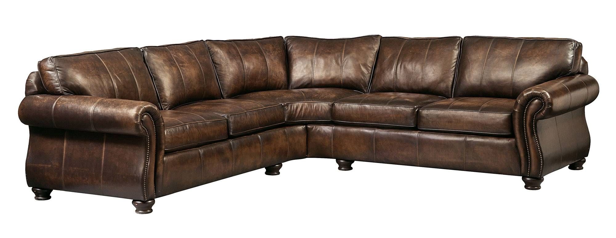 Leather Sectional | Bernhardt With Bradley Sectional Sofas (Photo 6 of 15)