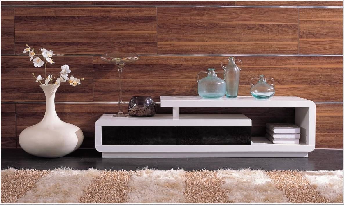 Living Room : Contemporary Tv Stand Design Ideas For Living Room Intended For White And Black Tv Stands (Photo 8 of 15)