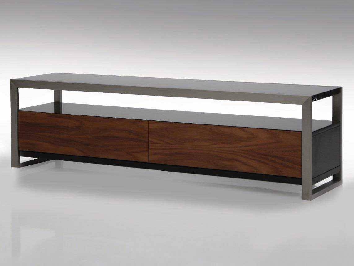 Mobital Brando 63 X 16 Rectangular Black/walnut Tv Stand Regarding Rectangular Tv Stands (Photo 1 of 15)