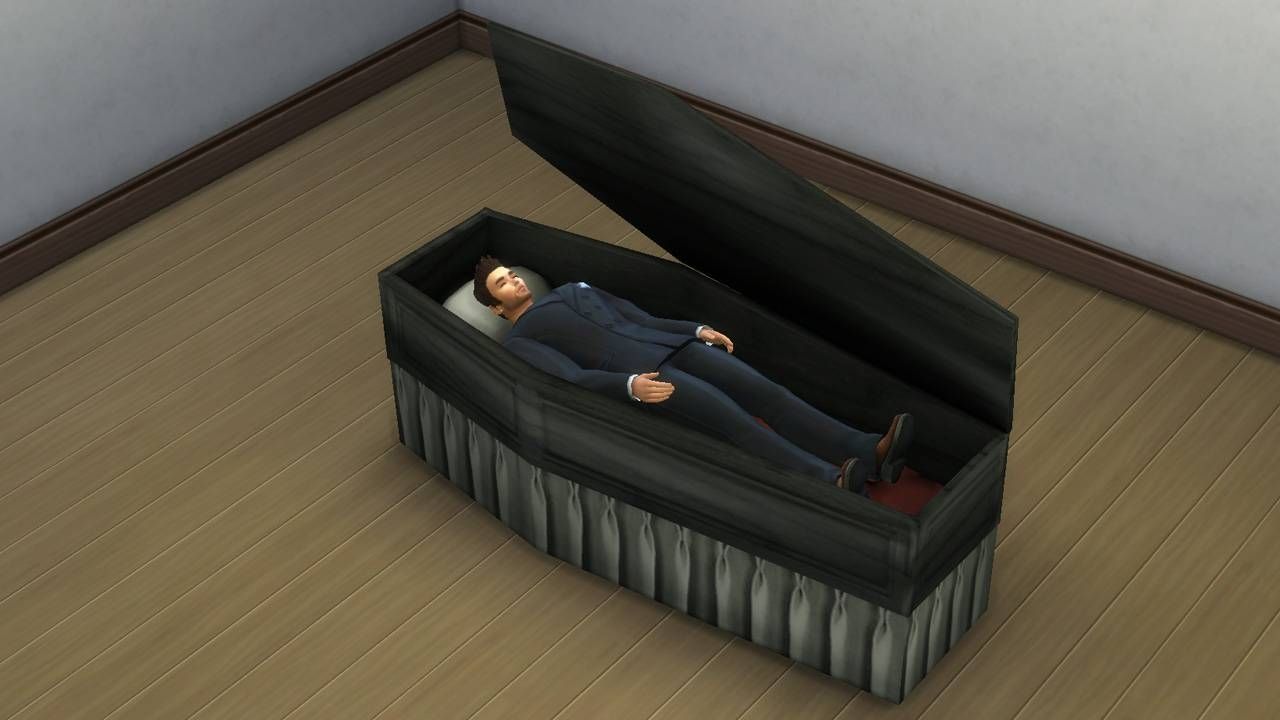 Mod The Sims – Open Coffin Bed For Vampires Or A Funeral House (View 14 of 15)