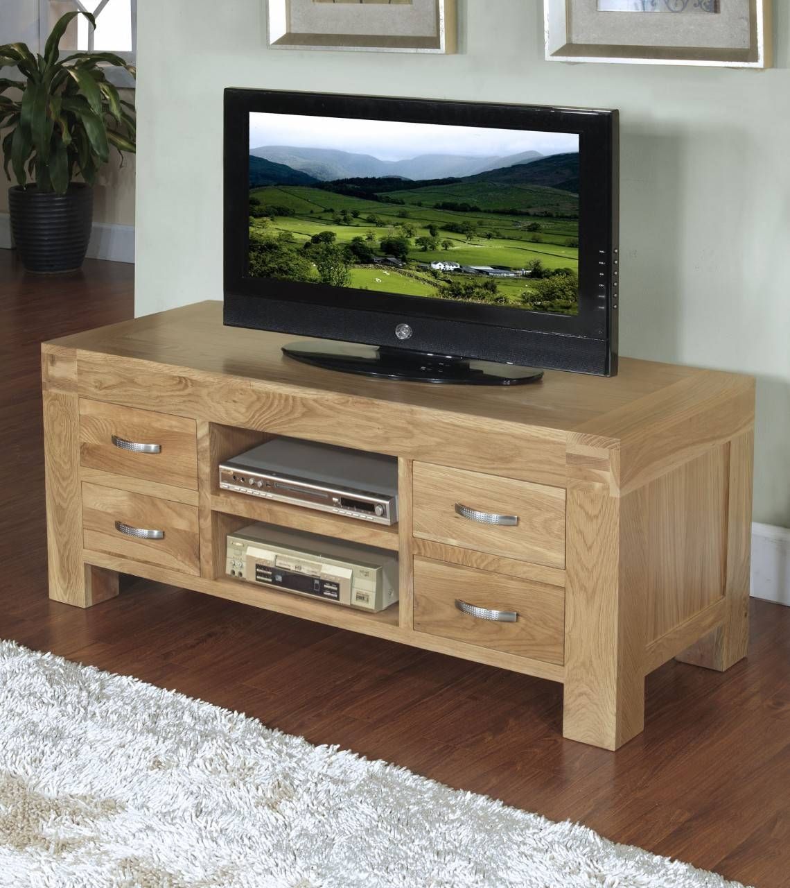 Oak Tv Stands Furniture The 25 Best Oak Tv Stands Ideas On Throughout Oak Tv Cabinets For Flat Screens (View 10 of 15)
