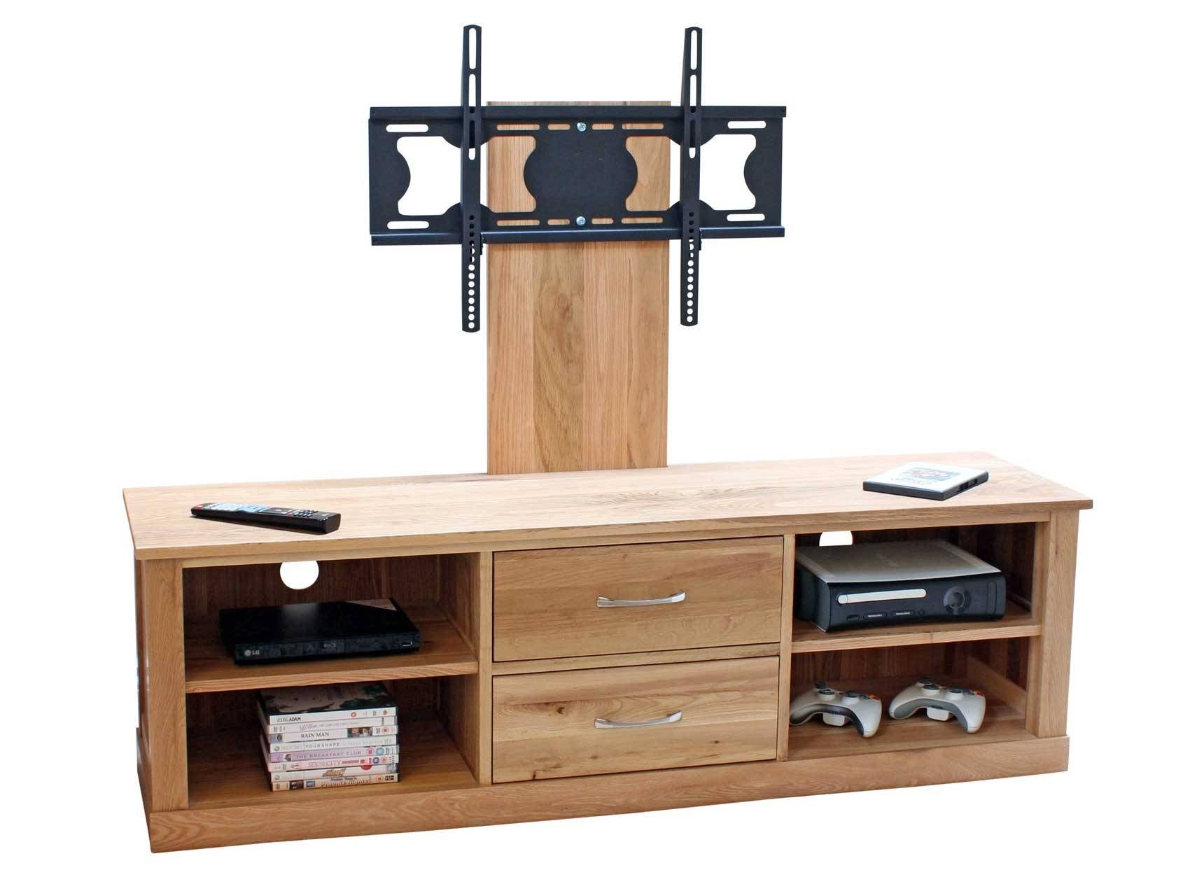 Oak Wooden Tv Stand With Mount For Flat Screen Of 14 Gorgeous With Regard To Oak Tv Stands For Flat Screens (Photo 1 of 15)