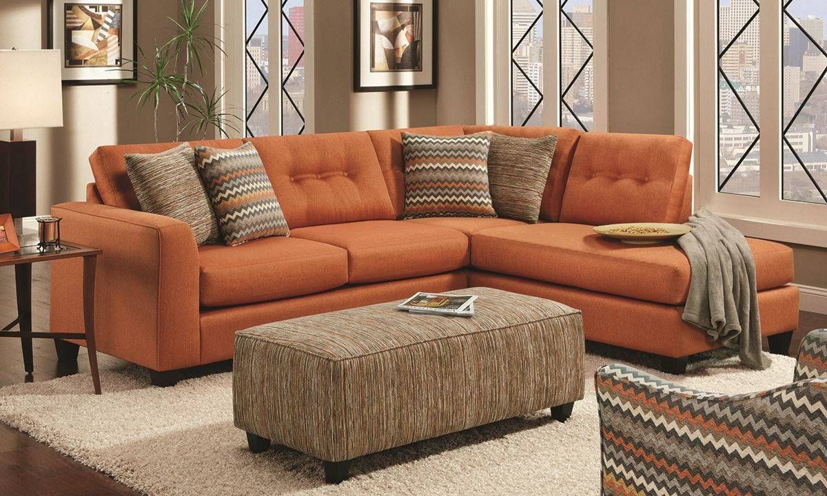 Orange Sectional Sofa | Centerfieldbar Pertaining To Orange Sectional Sofas (Photo 3 of 15)
