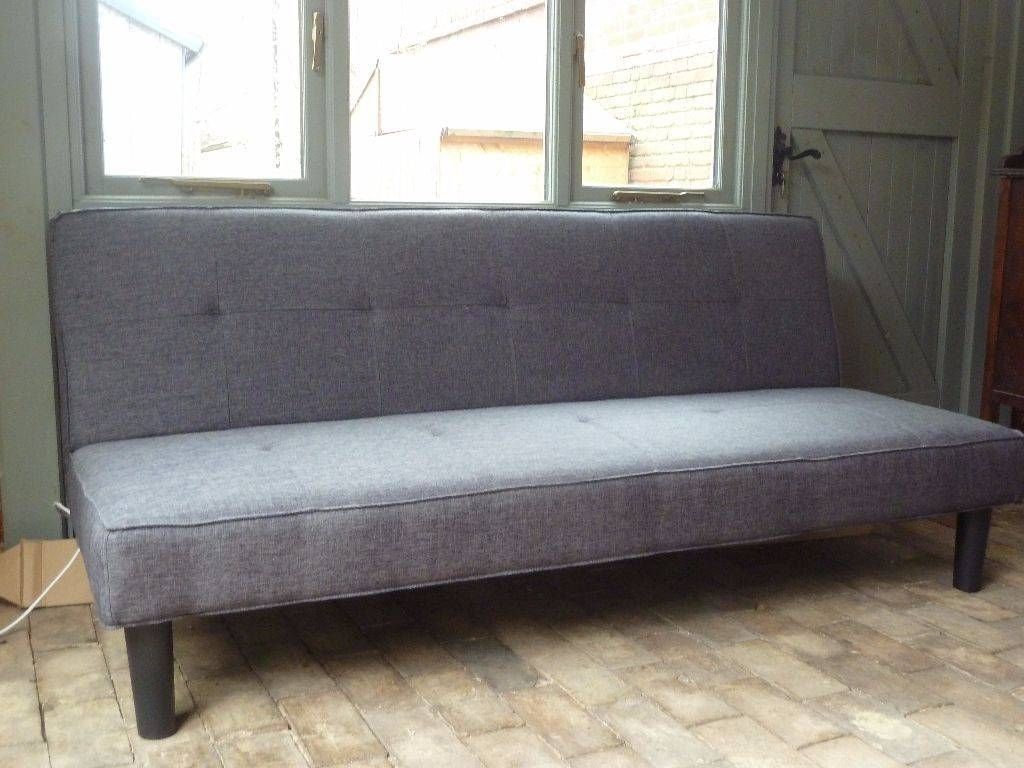 Patsy Fabric Clic Clac Sofa Bed – Charcoal – Bought In Error | In Regarding Clic Clac Sofa Beds (View 9 of 15)