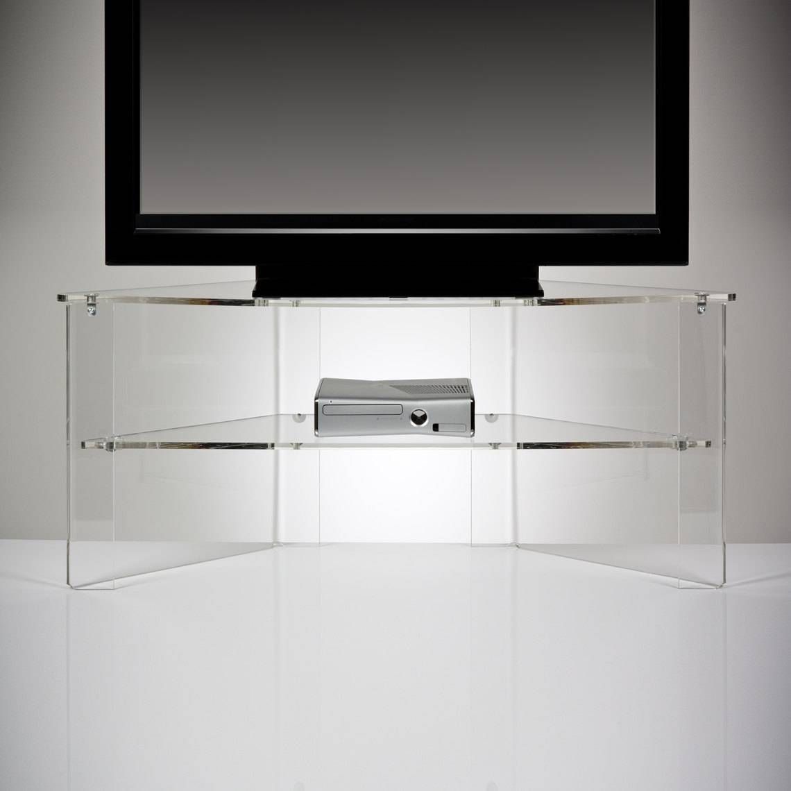 Perspex Acrylic Transparent Tv Stand Premium Acrylic Made Inside Clear Acrylic Tv Stands (View 1 of 15)