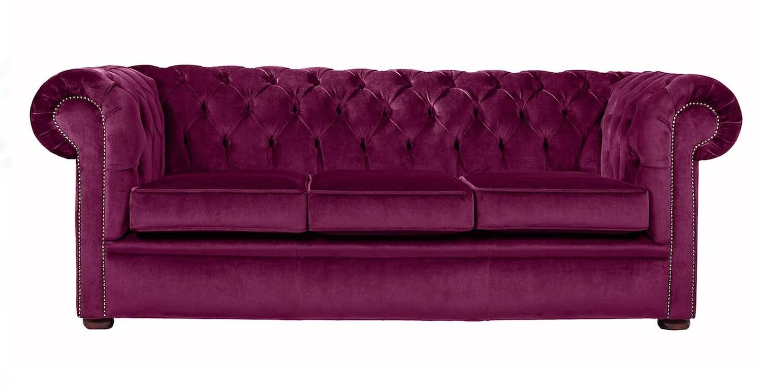 Featured Photo of  Best 15+ of Purple Chesterfield Sofas