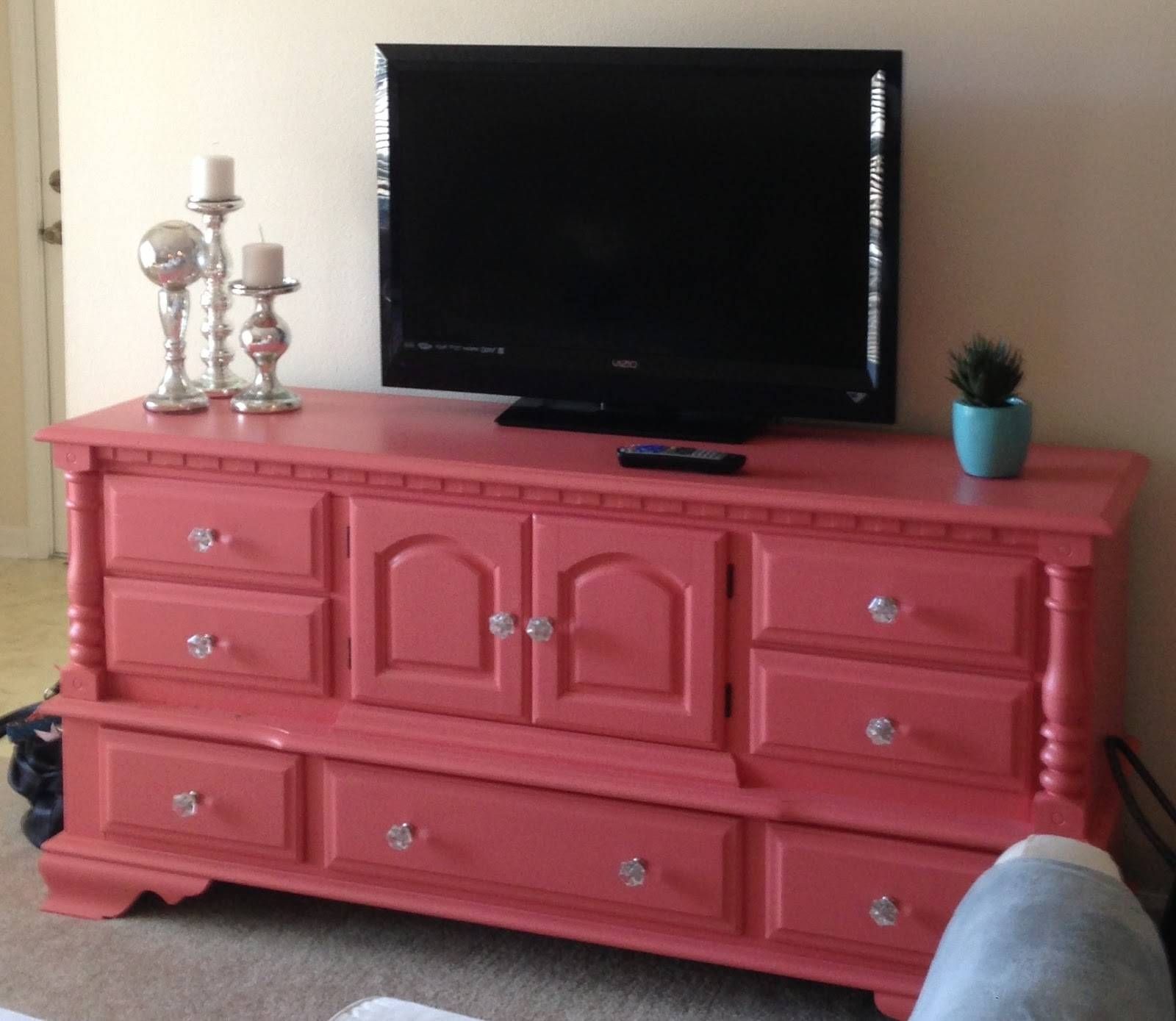 Reclaiming The Empty Nest: Reclaiming The Used Dresser Into A Tv Stand Throughout Dresser And Tv Stands Combination (View 5 of 15)
