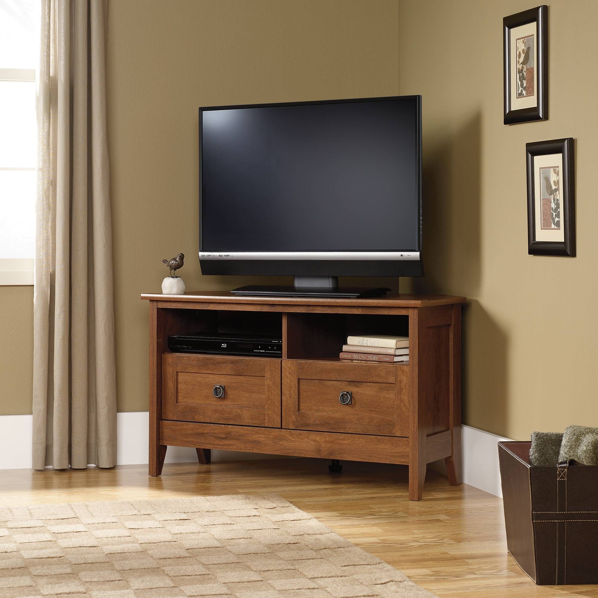 Sauder Select | Corner Tv Stand | 410627 | Sauder Throughout Tv Stands 40 Inches Wide (View 8 of 15)