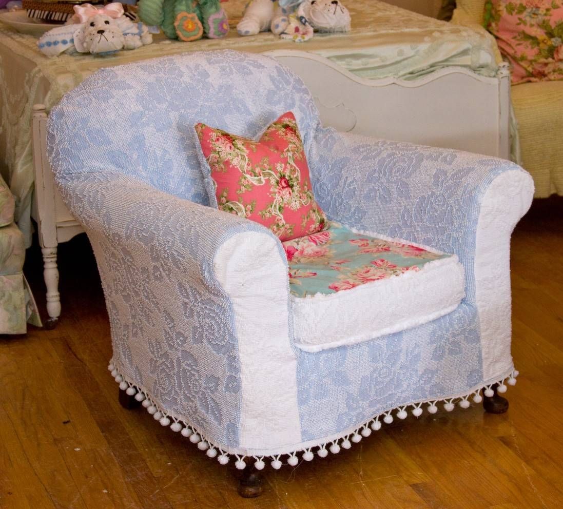 Shabby Chic Slipcovers — Home Designing With Regard To Shabby Chic Slipcovers (Photo 6 of 15)