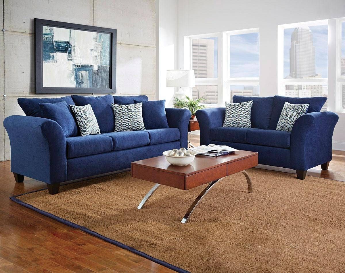 small denim living room furniture