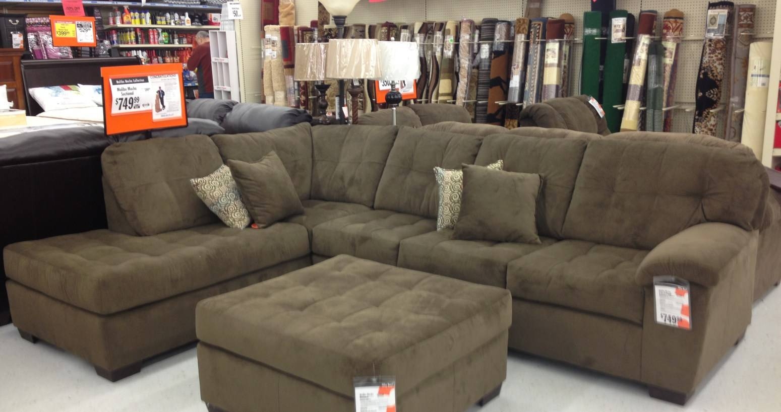 Sofa Sectional Sofas Big Lots Amusing Simmons Sectional Sofas Pertaining To Big Lots Simmons Sectional Sofas 