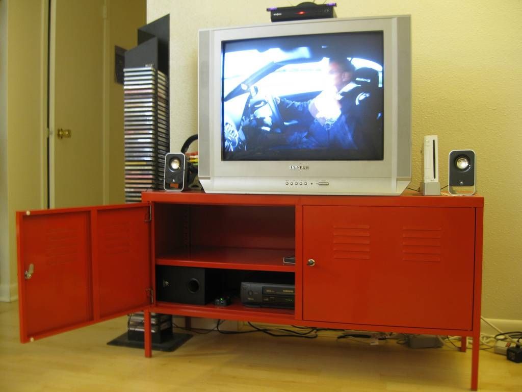 Sold Ikea Ps Red Tv Stand (3/3) – $50 (http://www.ikea… | Flickr In Red Tv Cabinets (Photo 8 of 15)