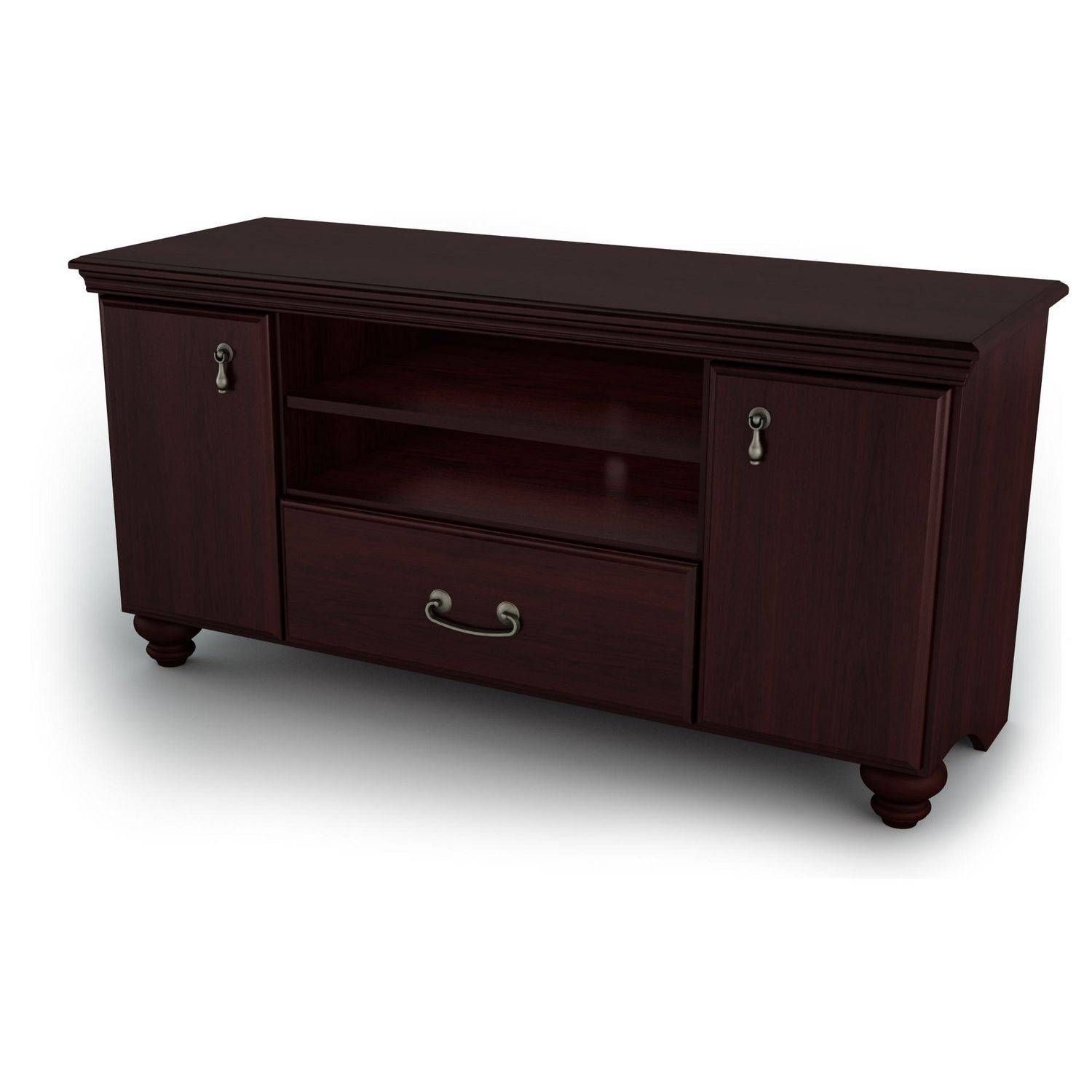 South Shore Noble Dark Mahogany Tv Stand/storage Unit | Walmart Canada Intended For Mahogany Tv Stands (View 15 of 15)