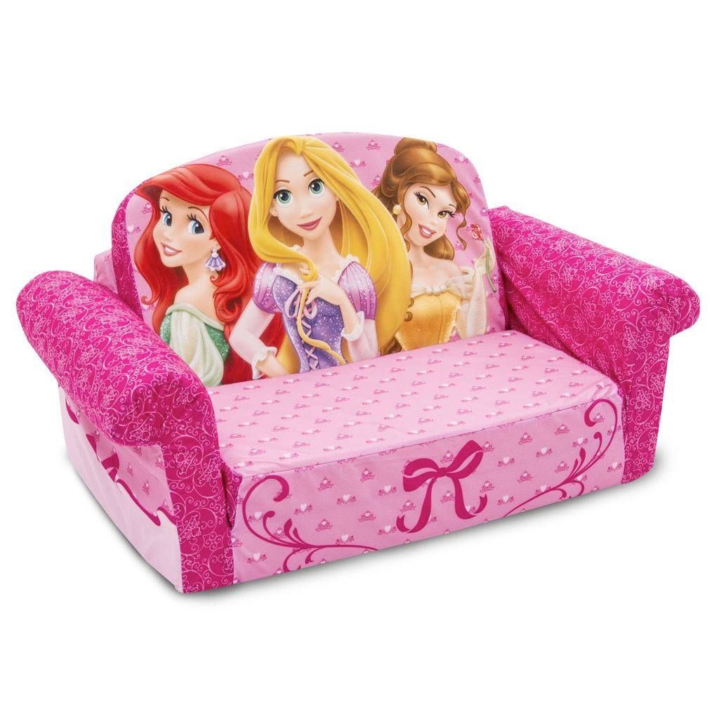 Spin Master – Marshmallow Furniture Flip Open Sofa Disney Princess Regarding Disney Princess Sofas (View 2 of 15)