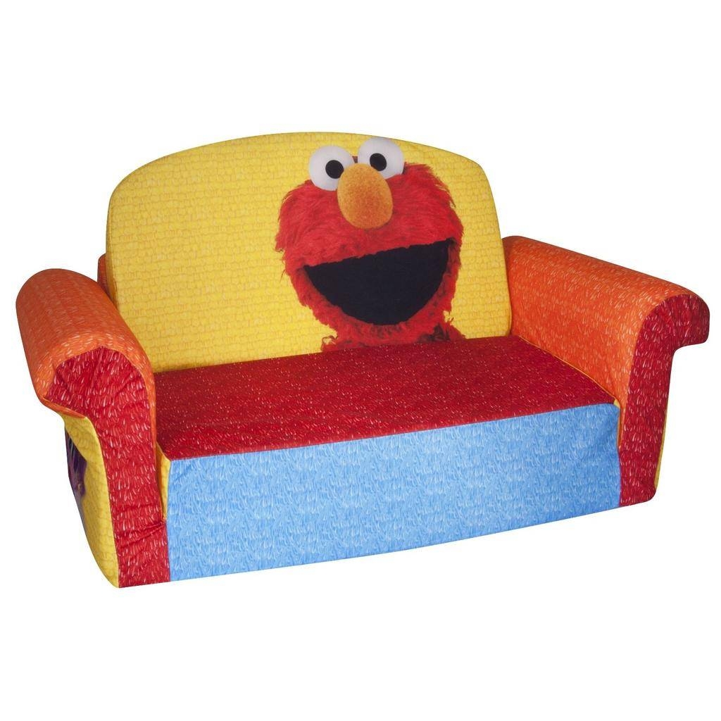 Spin Master – Marshmallow Furniture Flip Open Sofa Elmo/sesame Street Throughout Elmo Flip Open Sofas (Photo 1 of 15)