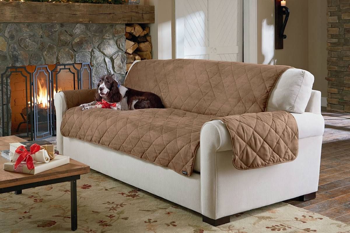 Sure Fit Slipcovers: Life Is Ruff, Pet Proof Your Decor! With Regard To Pet Proof Sofa Covers (Photo 1 of 15)