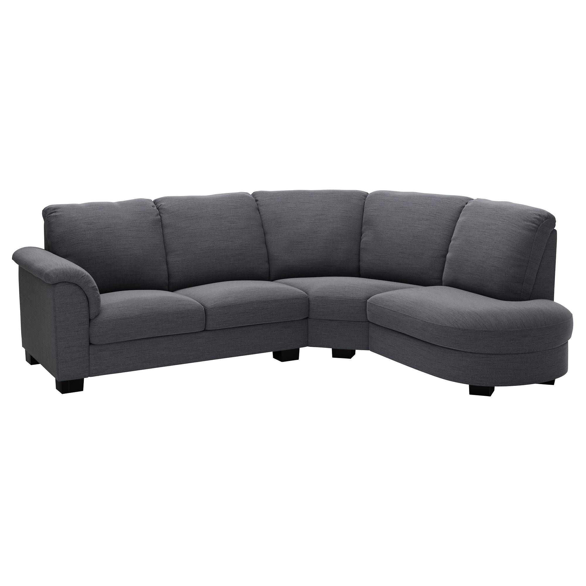 Tidafors Corner Sofa With Arm Left Hensta Grey – Ikea Within Corner Sofas (Photo 3 of 15)