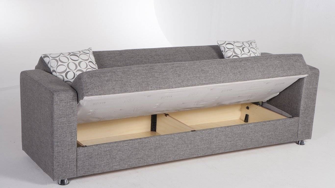 Tokyo Diego Gray Convertible Sofa Bedsunset Throughout Convertible Queen Sofas (View 3 of 15)