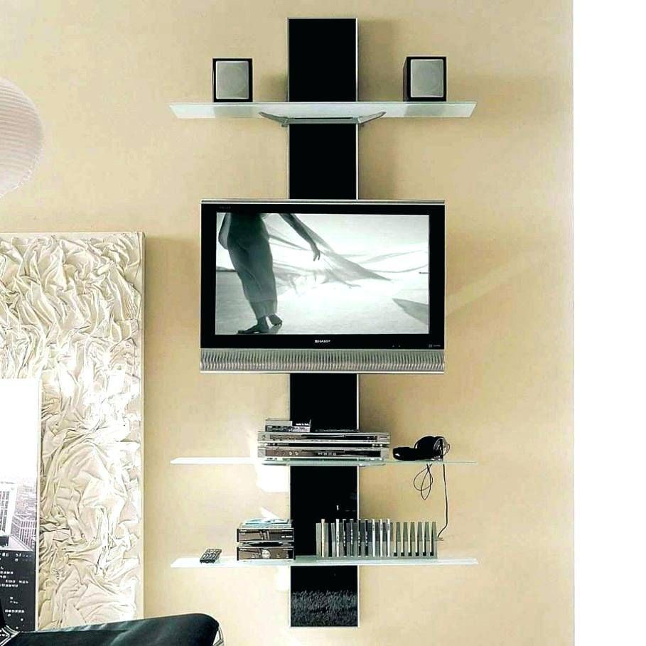 Tv Stand : 22 Tall Skinny Corner Tv Stand Lack Tv Unit Black Brown Pertaining To Tall Skinny Tv Stands (Photo 4 of 15)