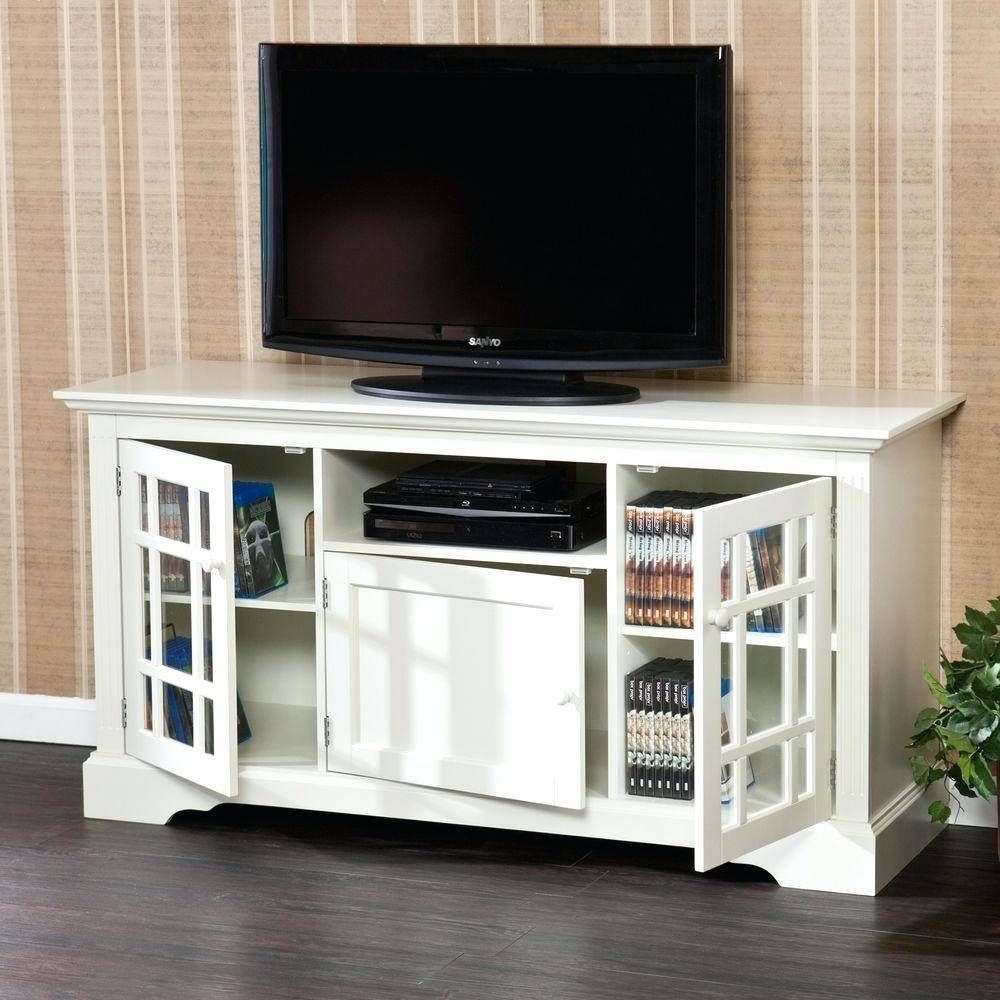 Tv Stand: Awesome White Distressed Tv Stand For Living Room Pertaining To Rustic White Tv Stands (View 2 of 15)